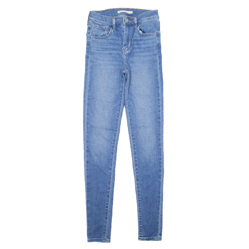 LEVI'S 720 High Rise Jeans Blue Denim Slim Skinny Womens W24 L30 Trendy Skinny High-Waist Jeans LEVI'S 720 High Rise Jeans Blue Denim Slim Skinny Womens W24 L30 Trendy Skinny High-Waist Jeans