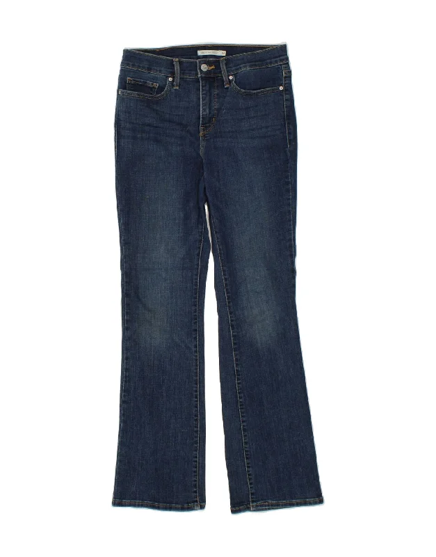 LEVI'S Womens 315 Shaping Bootcut Jeans W28 L30 Blue Cotton Trendy Flared Leg Jeans