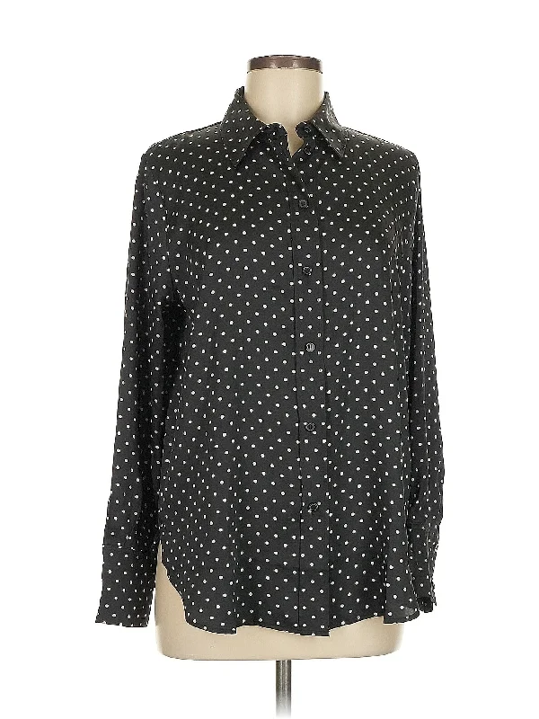 Long Sleeve Blouse Relaxed Fit Blouse