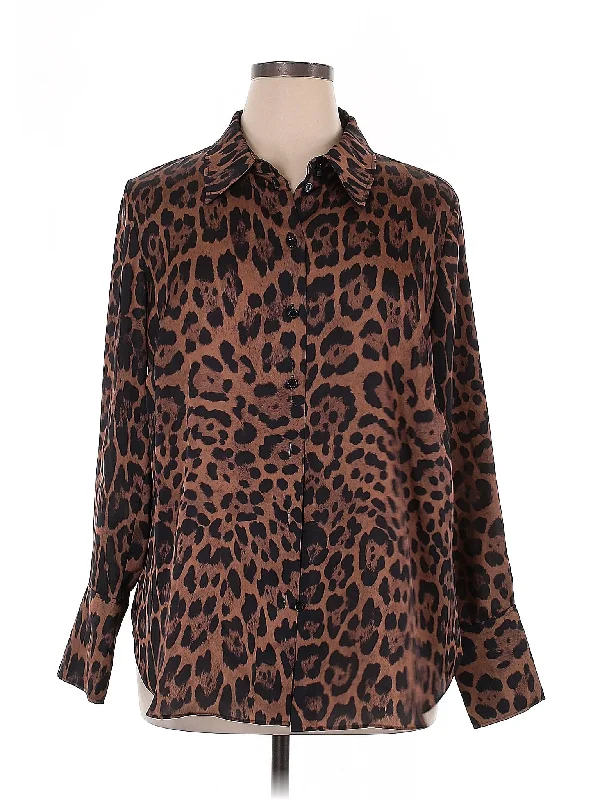 Long Sleeve Blouse Sweetheart Neck Blouse