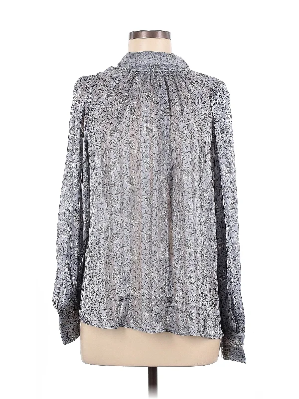 Long Sleeve Blouse Floral Print Blouse