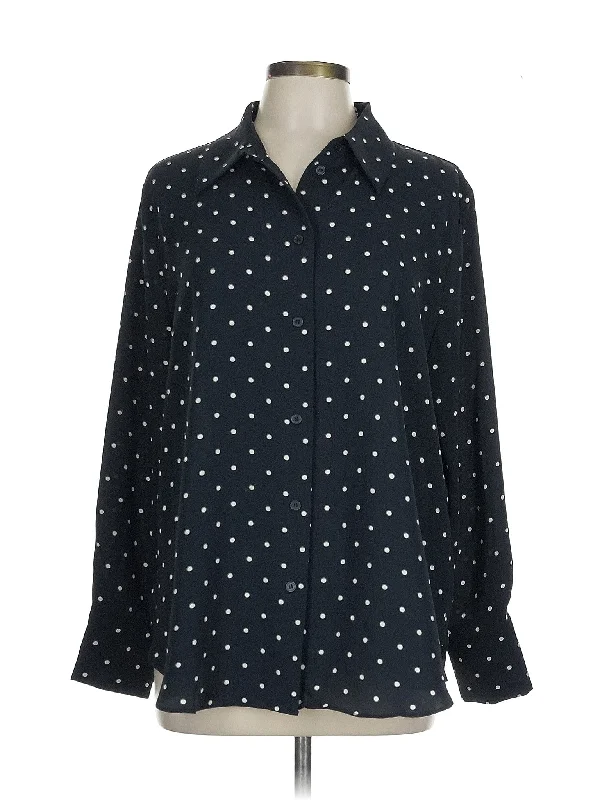 Long Sleeve Blouse Peter Pan Collar Blouse