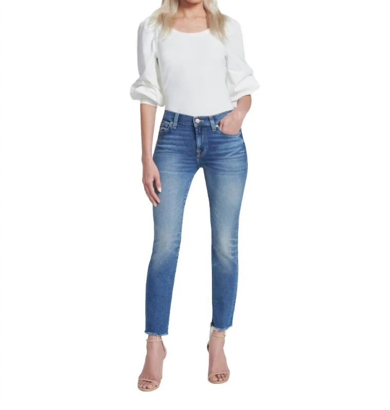 Luxe Vintage Roxanne Ankle Jeans In Petunia