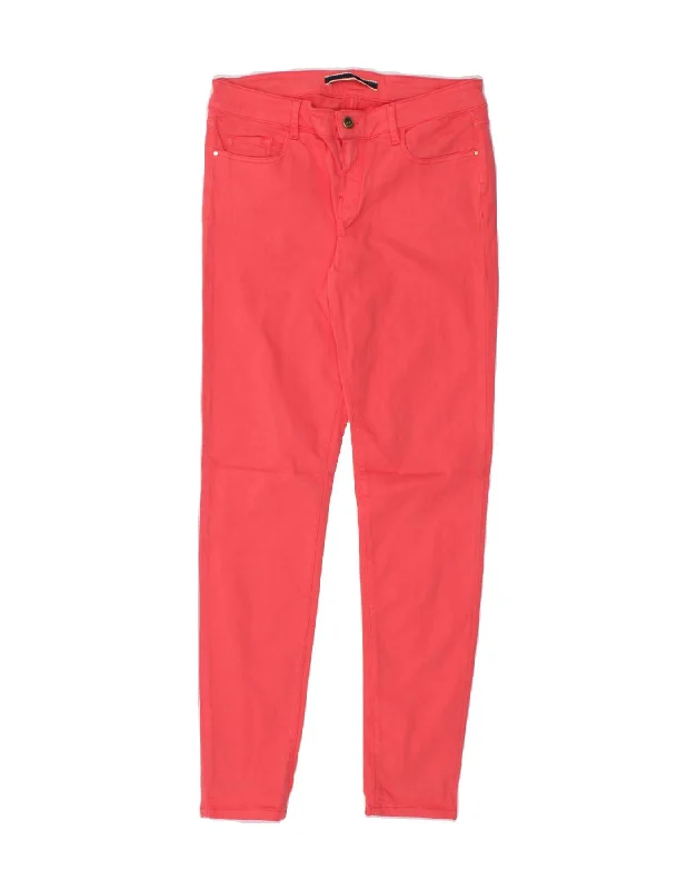 MASSIMO DUTTI Womens Skinny Jeans EU 40 Medium W26 L30 Pink Cotton Chic Ripped Jeans MASSIMO DUTTI Womens Skinny Jeans EU 40 Medium W26 L30 Pink Cotton Chic Ripped Jeans