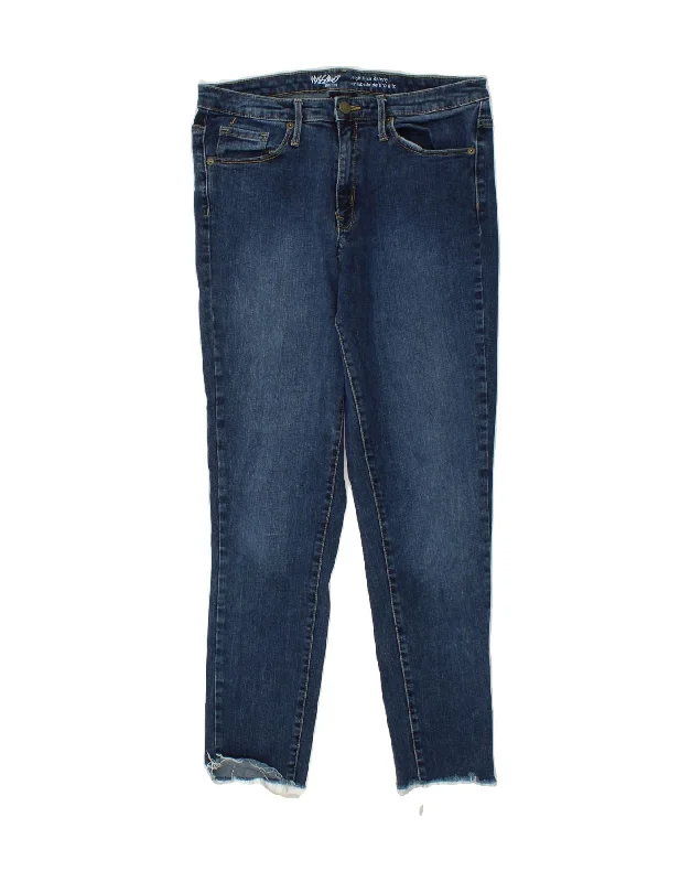 MOSSIMO Womens High Rise Skinny Jeans US 14 XL W32 L27 Blue Cotton Comfortable Full-Length Denim Jeans MOSSIMO Womens High Rise Skinny Jeans US 14 XL W32 L27 Blue Cotton Comfortable Full-Length Denim Jeans