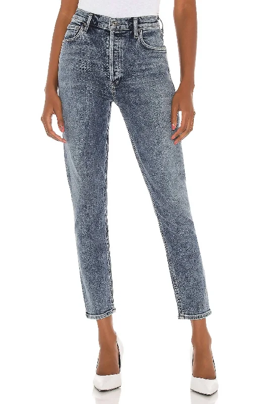Nico High Rise Slim Jean In Retreat Fashionable Straight Fit Denim