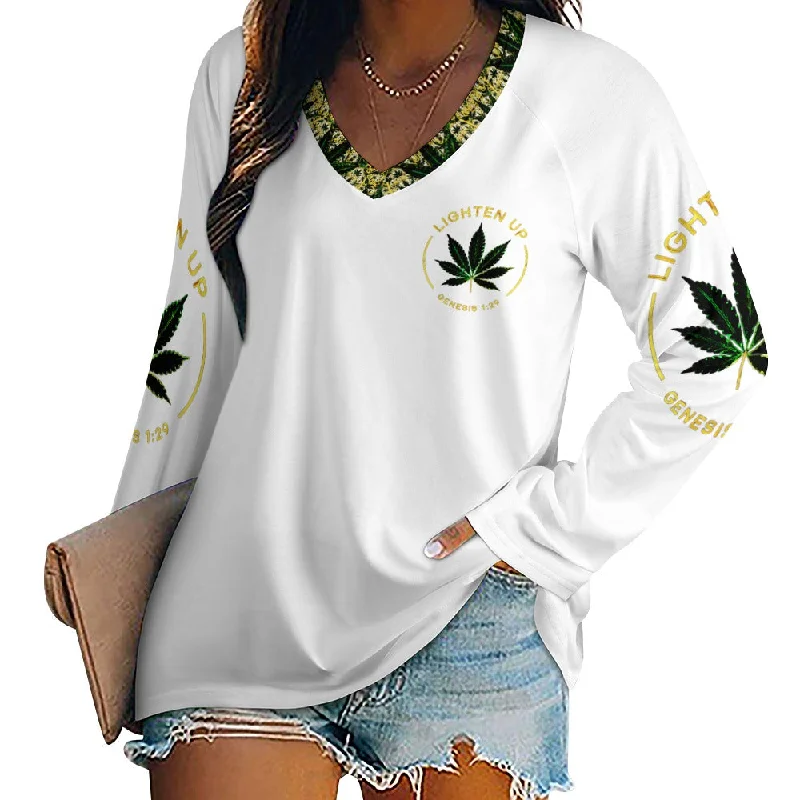 Outspoken Designs 02 "Lighten Up" Designer V-neck Long Sleeve Blouse (5 colors) Flowy Bohemian Blouse Outspoken Designs 02 "Lighten Up" Designer V-neck Long Sleeve Blouse (5 colors) Flowy Bohemian Blouse