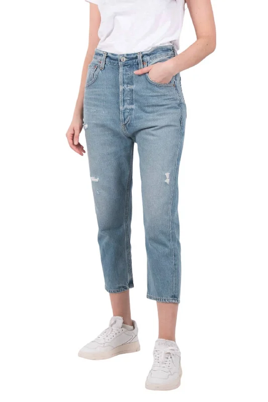 Pony Boy Jean In Ingenue Comfortable Faded High-Rise Jeans