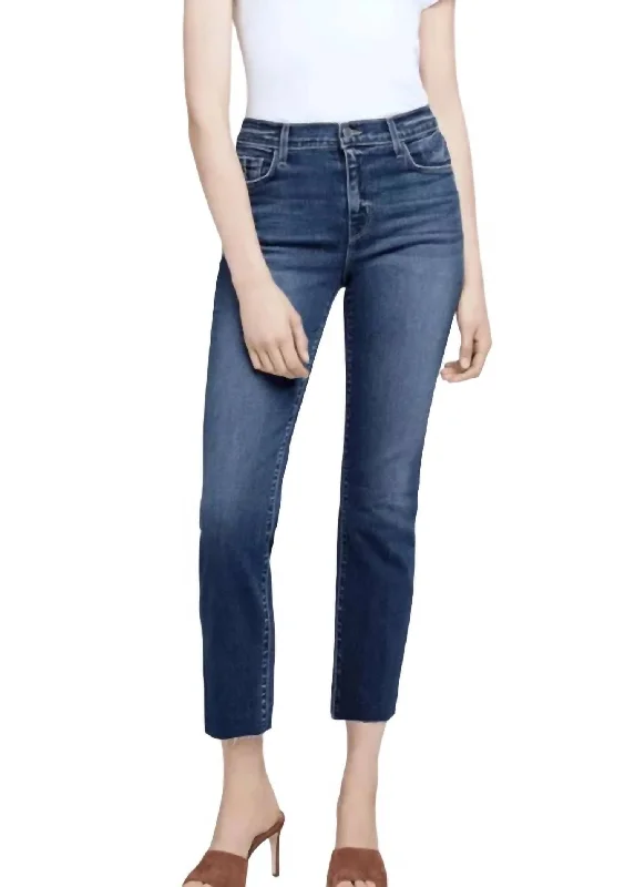 Sada High-Rise Crop Jeans In Laredo