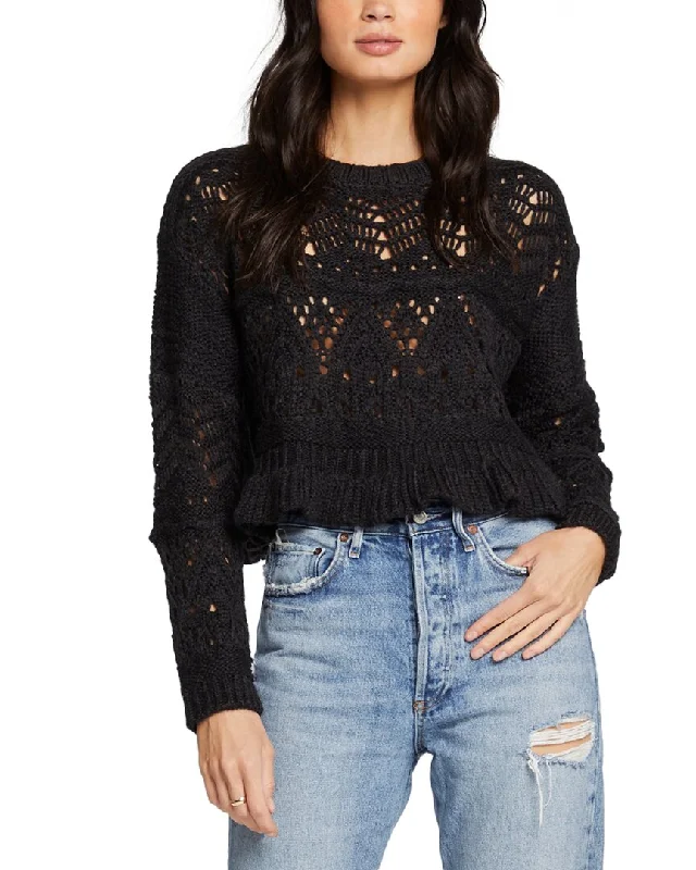 Saltwater Luxe Pullover Sweater Chenille Fabric Brocade Fabric Lace Fabric