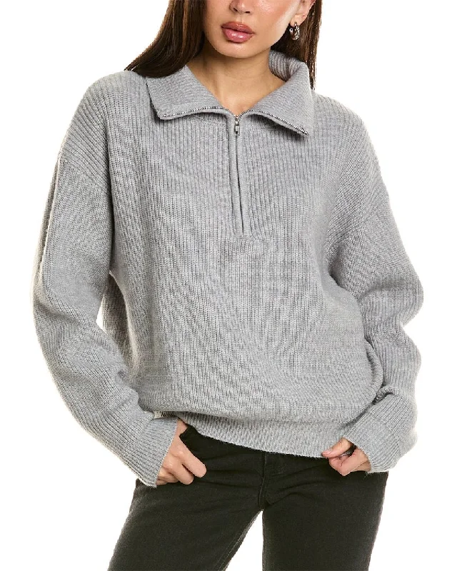 SERENETTE 1/2-Zip Funnel Sweater Layered Multi-layer Single Layer