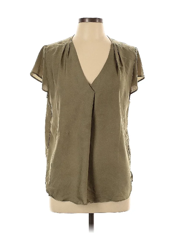 Short Sleeve Blouse Double-Layered Blouse