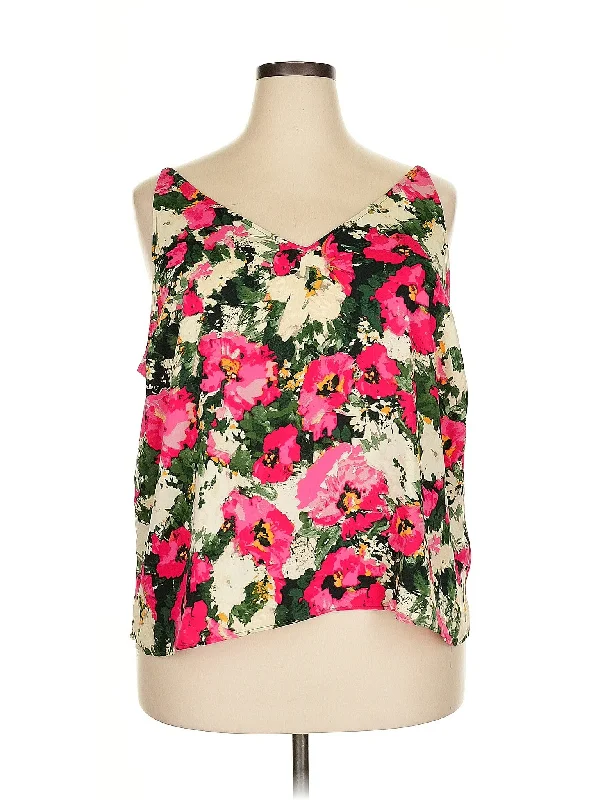 Sleeveless Blouse Feminine Tie Blouse