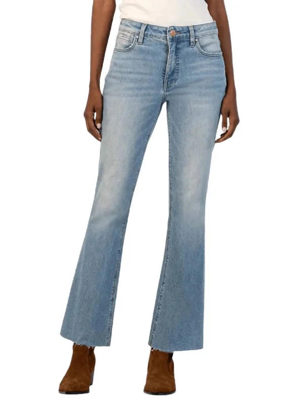 Stella High Rise Fab Flare Jean In Priorities Trendy Layered Pocket Jeans