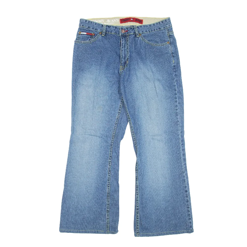 TOMMY HILFIGER Jeans Blue Denim Regular Bootcut Stone Wash Womens W31 L27 Comfortable Zip-Fly Denim Jeans TOMMY HILFIGER Jeans Blue Denim Regular Bootcut Stone Wash Womens W31 L27 Comfortable Zip-Fly Denim Jeans