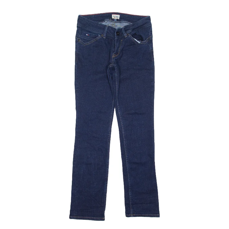 TOMMY HILFIGER Jeans Blue Denim Slim Skinny Womens W27 L30 Casual Distressed Skinny Jeans TOMMY HILFIGER Jeans Blue Denim Slim Skinny Womens W27 L30 Casual Distressed Skinny Jeans
