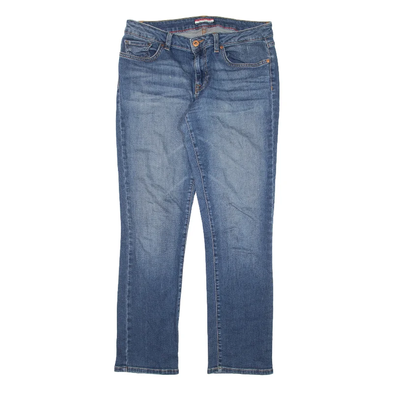 TOMMY HILFIGER Jeans Blue Denim Slim Straight Stone Wash Womens W31 L29 Fashionable Relaxed Fit Denim TOMMY HILFIGER Jeans Blue Denim Slim Straight Stone Wash Womens W31 L29 Fashionable Relaxed Fit Denim