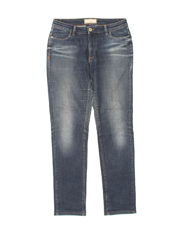 TRUSSARDI Womens Slim Jeans W28 L29 Blue Cozy Tencel Blend Denim Jeans