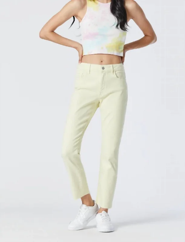 Viola Cropped Straight Leg Jeans In Tender Yellow La Vintage Classic Black Denim Jeans Viola Cropped Straight Leg Jeans In Tender Yellow La Vintage Classic Black Denim Jeans