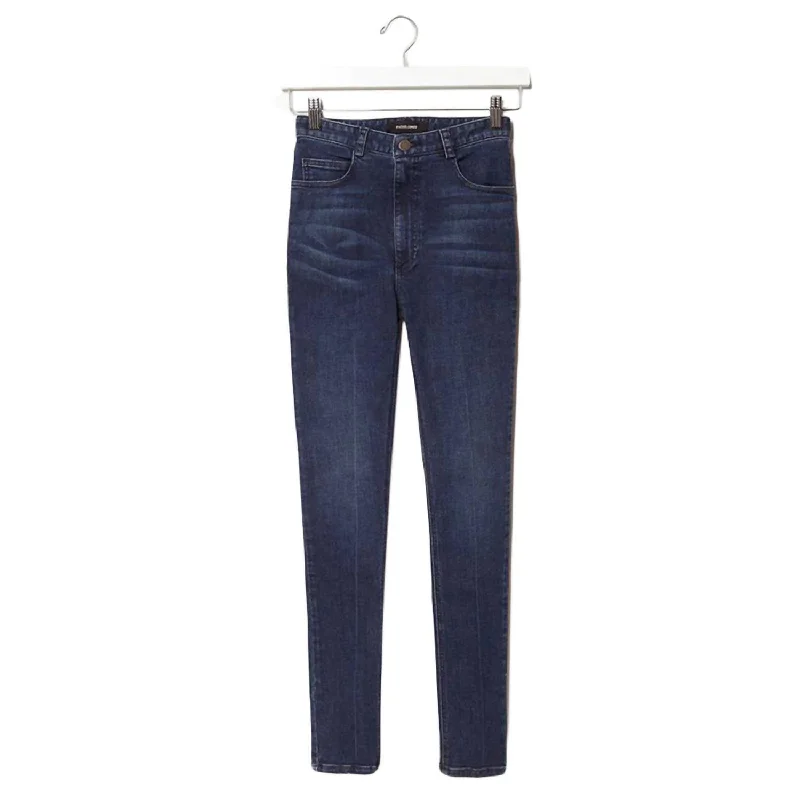 Women's Latitude Jeans In Blue Stylish Slim Fit Denim