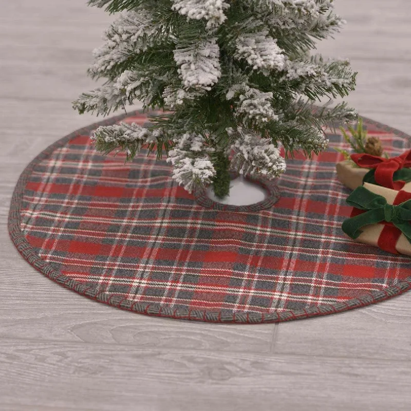 Anderson Plaid Mini Christmas Tree Skirt 21 VHC Brands midi skirt versatile