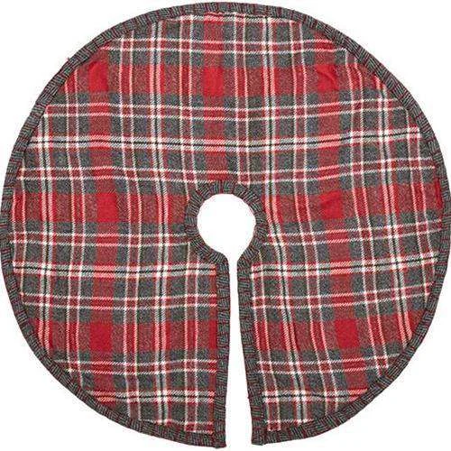 Anderson Plaid Mini Tree Skirt, 21" leather skirt refined