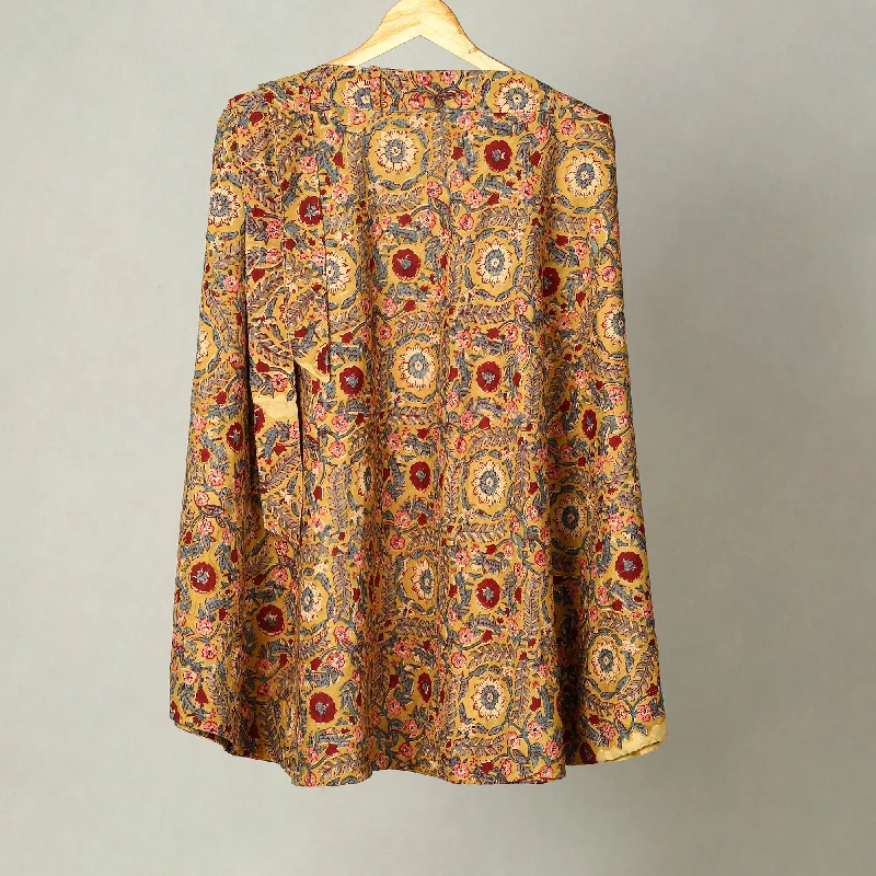 Yellow - Block Print Cotton Wrap Around kalamkari Skirt 02 lace skirt feminine