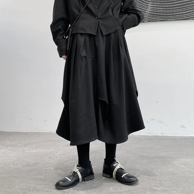 Irregular Padded Skirt slim fit skirt