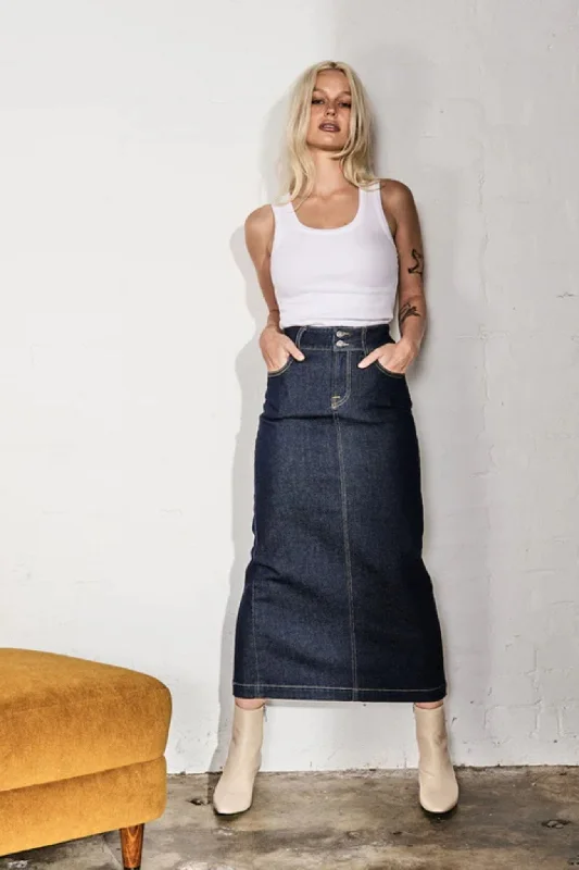 JONI SKIRT - KAW240057 a-line skirt cut
