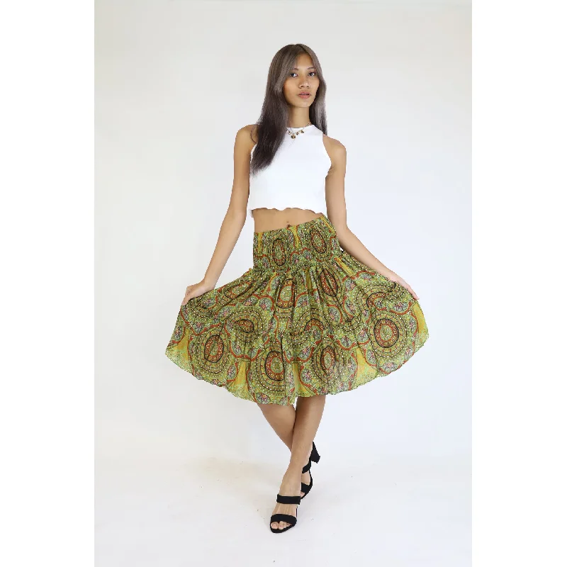 Mandala Women's Skirt in Green SK0090 020114 03 lace skirt romantic