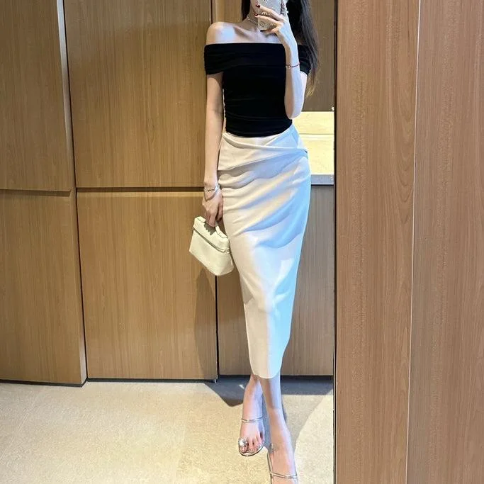 Mona skirt (preorder/ 2 colours) leather skirt modern