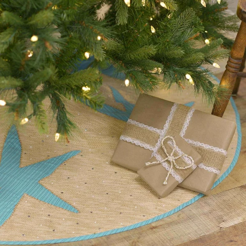 Nerine Christmas Tree Skirt 55 VHC Brands tulle skirt dreamy