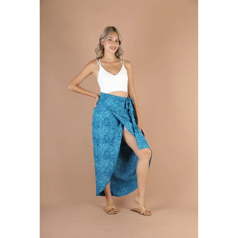 Paisley Women's Skirt in Blue SK0094 020016 04 denim skirt classic
