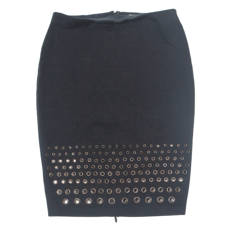 ROBERT RODRIGUEZ Short Pencil Skirt Black Womens S