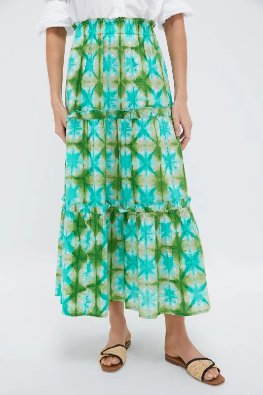 Seafoam Medallion Prado Skirt vintage skirt charm