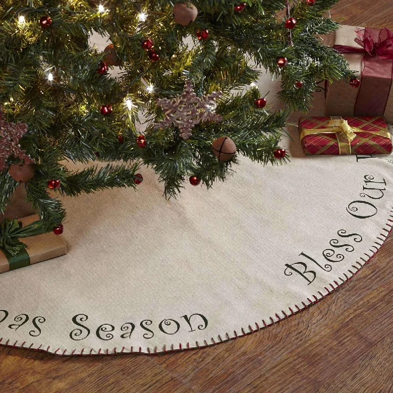 Tidings Christmas Tree Skirt 48 VHC Brands