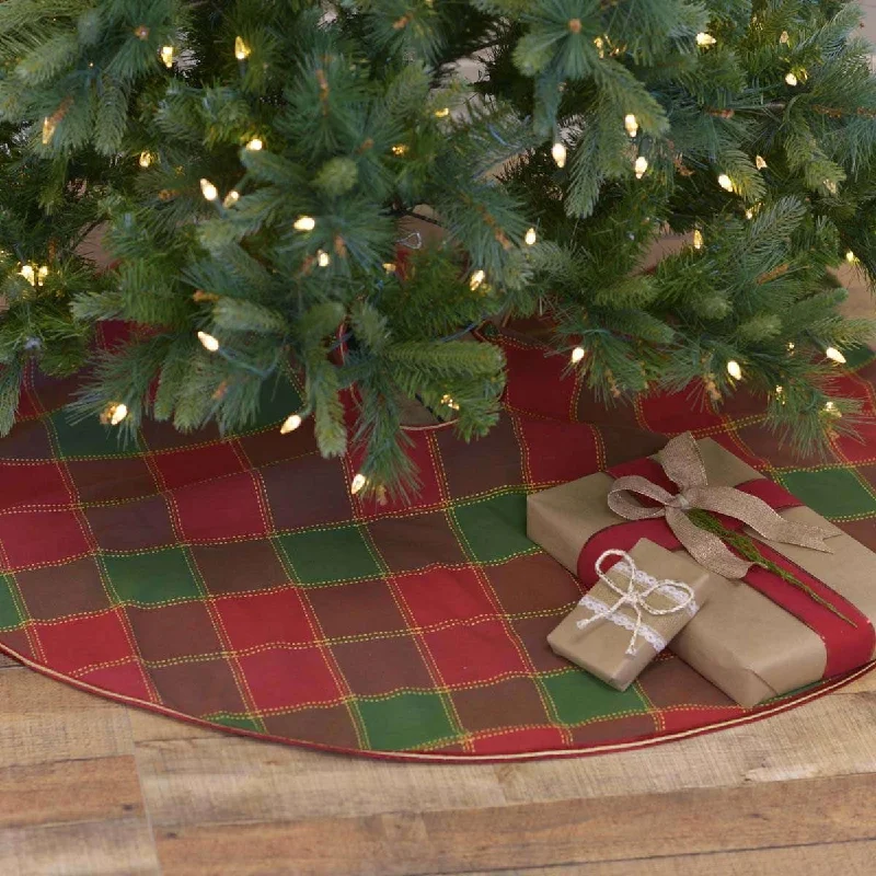 Tristan Christmas Tree Skirt 55 VHC Brands leather skirt sleek