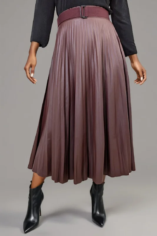 W8390 SKIRT (BLK, WINE) lace skirt elegant