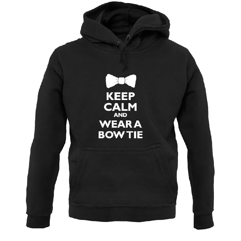 Keep Calm And Wear A Bow Tie Unisex Hoodie Hoodie Sweatshirt Pullover