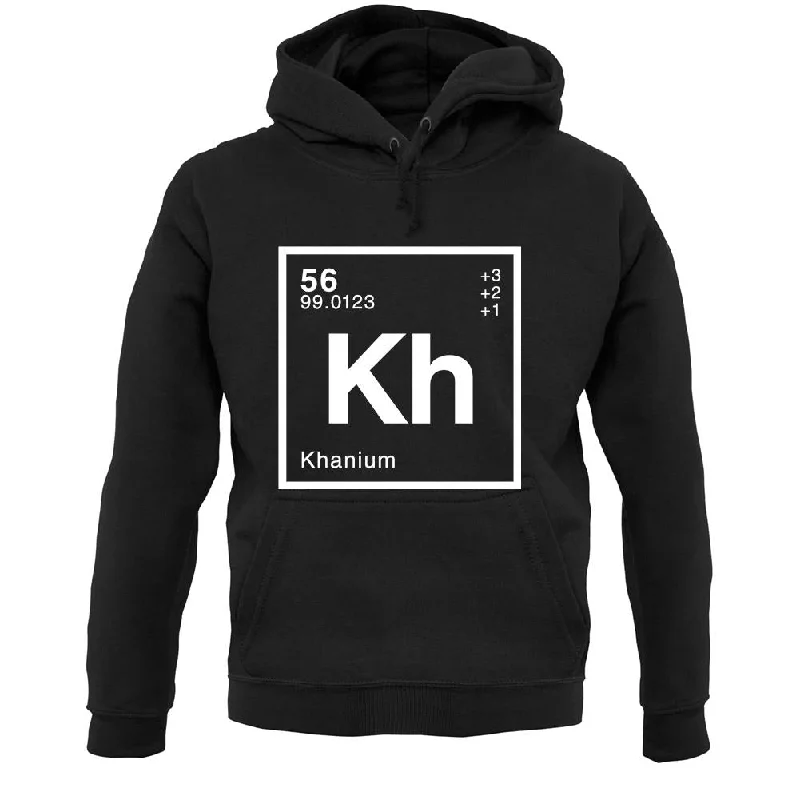 Khan - Periodic Element Unisex Hoodie Hoodie with Drop Shoulder Relaxed Streetwear