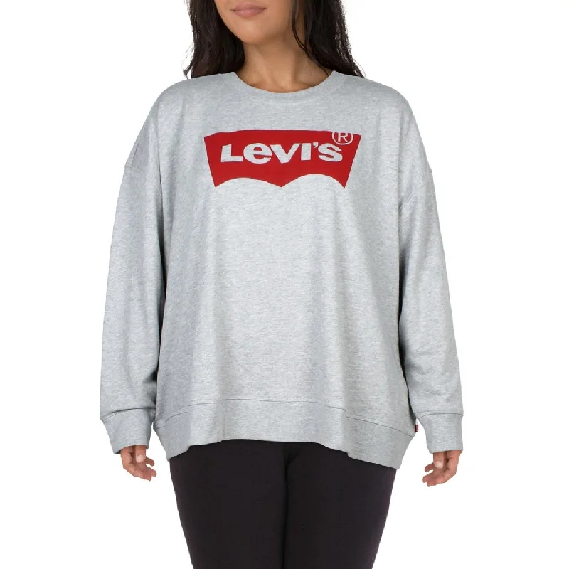 Levi's Womens Plus Trendy Long sleeves Sweatshirt Hoodie with Reflective Safety Nightwear Levi's Womens Plus Trendy Long sleeves Sweatshirt Hoodie with Reflective Safety Nightwear